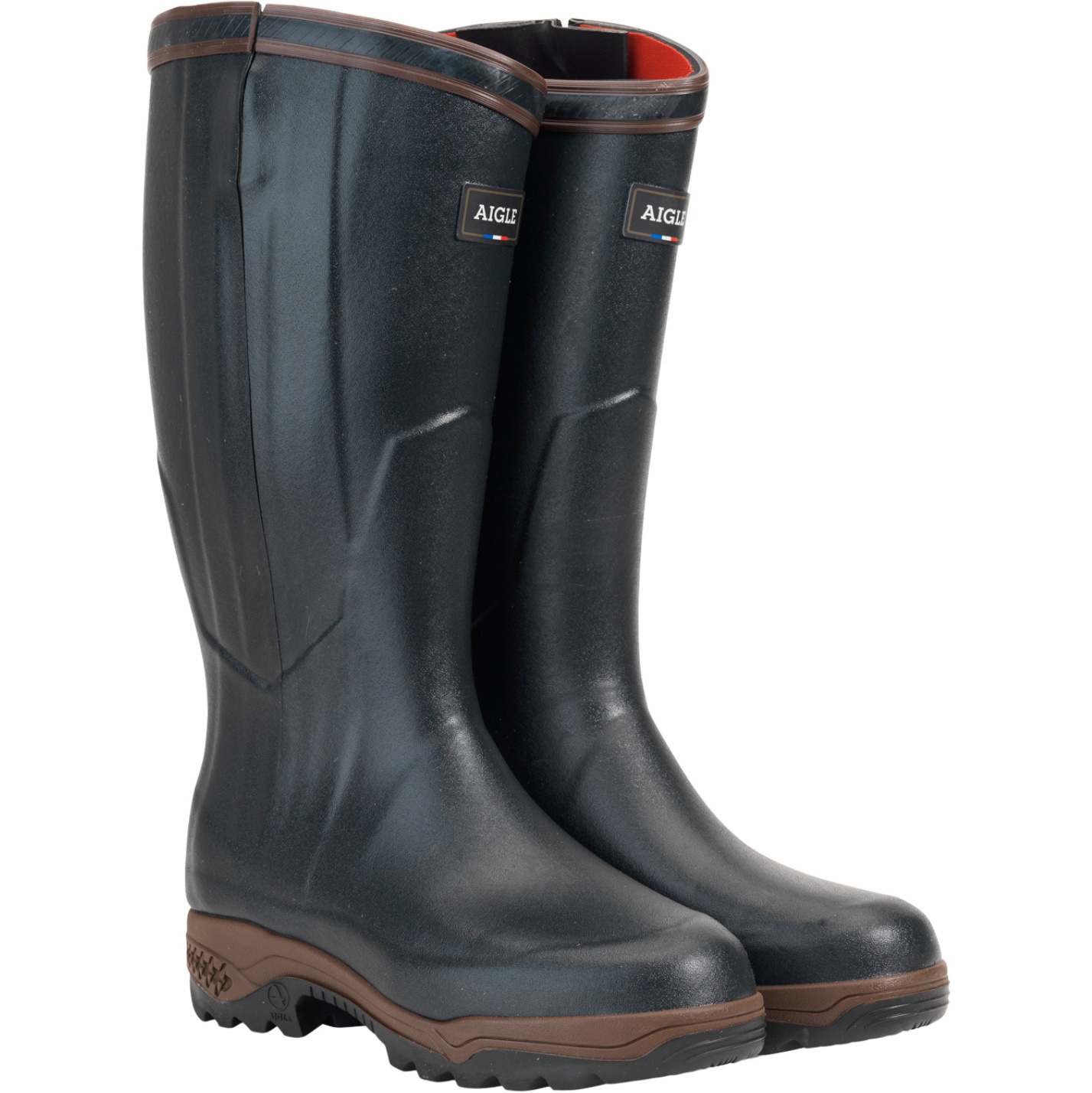 Aigle Mens Parcours 2 ISO Open Wellington Boots - Bronze | The